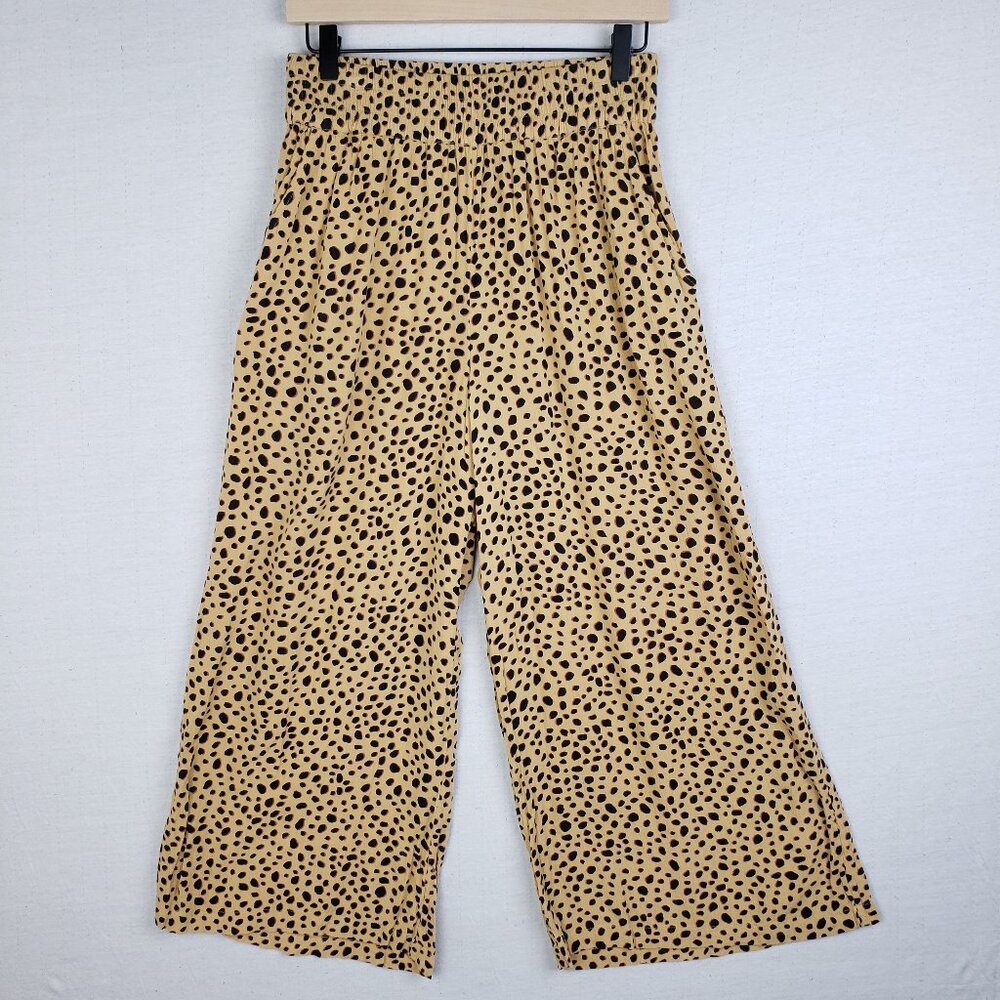 Billabong For Shore Wide Leg Pants Animal Print Casual Trousers size M Relaxed - Picture 2 of 10